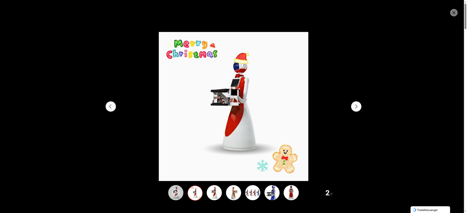 Humanoid Food Delivery for Supermarkets-Restaurants-Hotels-Lele Delivery Robot