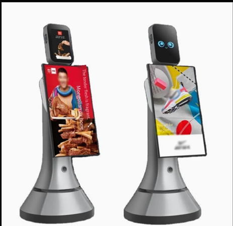 Large-Screen Display Intelligent Interactive Commercial Robot with 6-Microphone Voice-Activated Welcome Robot Service Robot Large-Screen Display Intelligent Interactive Commercial Robot with 6-Microphone Voice-Activated Welcome Robot Service Robot