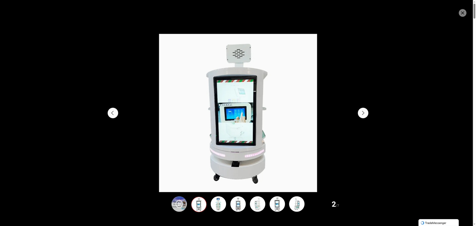 Intelligent Ai WiFi Guided Humanoid Advertising Display Restaurant Hotel Mall New Hot Smart Home Commercial Reception Robots