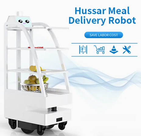 Newest Robot Multi Layer Food Transmission Robot High Bearing Delivery Robot for Hotel Newest Robot Multi Layer Food Transmission Robot High Bearing Delivery Robot for Hotel