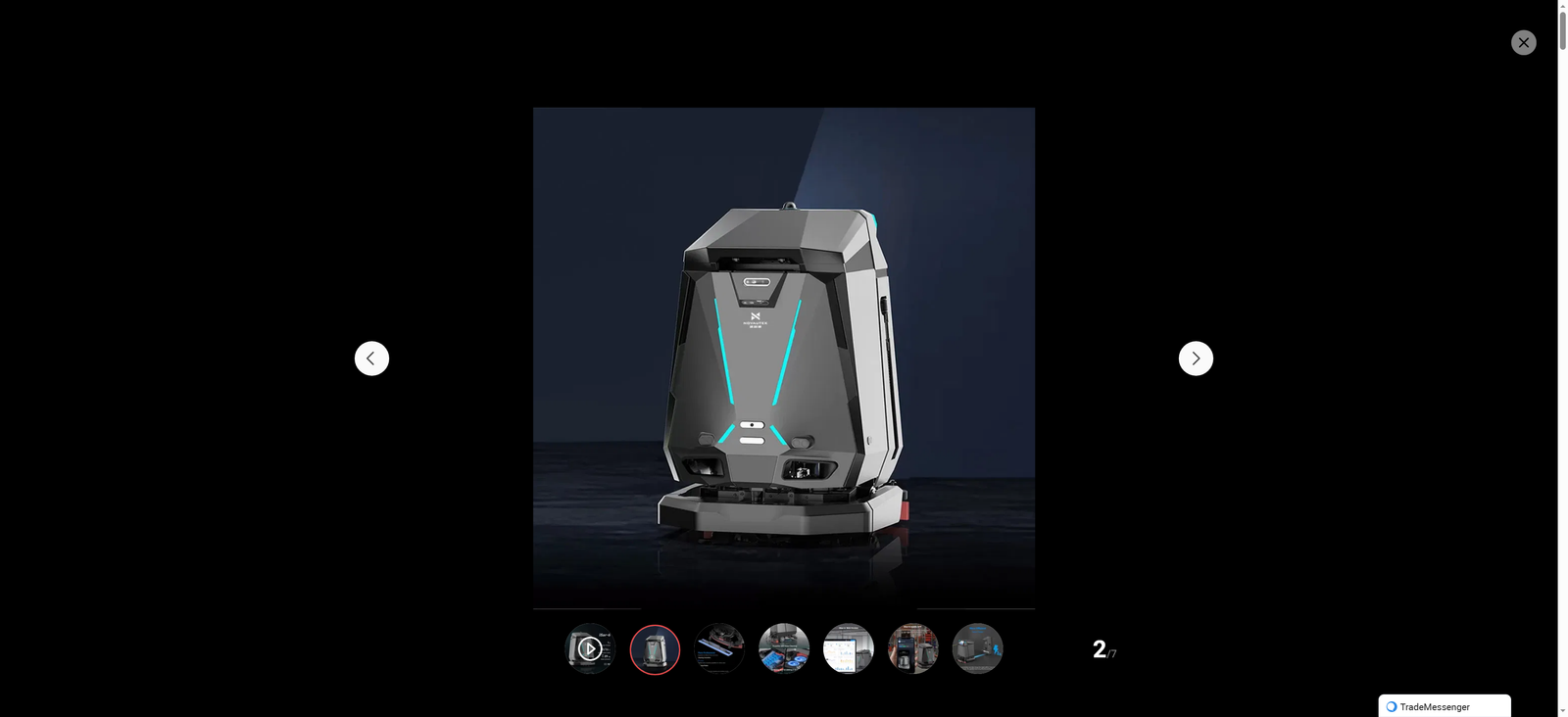 Binocular Camera+Lidar Epoxy Concrete Floors Office Hotel Supermarket Cleaning Robot