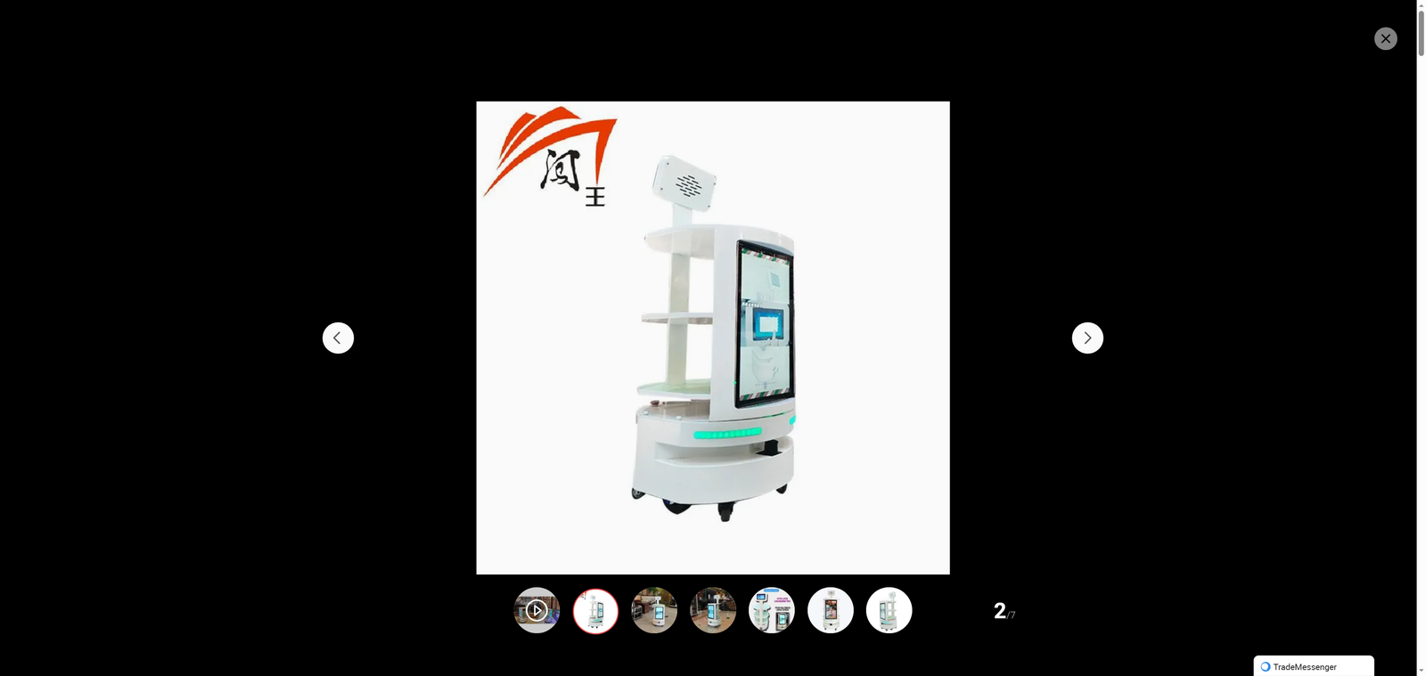 Intelligence Robot Delivery Food for Hotel Restaurant Equipment Waiter Robots