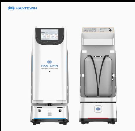 Intelligent Mobile Advertising Service Smart Luggage Delivery Robot in The Airport Hotel
