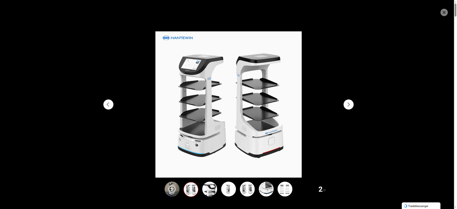 New Custom Greeting and Leading Hotel Restaurant Intelligent Unmanned Meal Food Delivery and Serving Robot