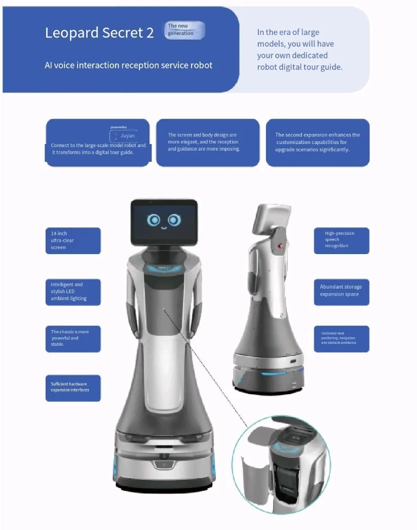 Efficient Muka-Bxm2 Reception Welcome Robot with IP65 Protection Level
