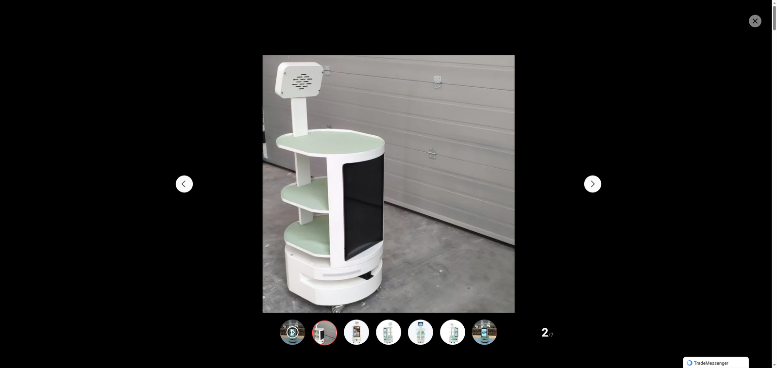 Intelligent Waiter Robot for Hotels Restaurants Fully Automatic Food Serving Suitable for Item Delivery in Malls Ktvs