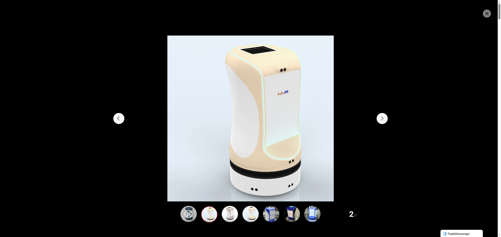 High Quality Good Performance Data Encryption 4 - Star Hotel Delivery Robot
