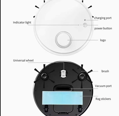3-in-1 Intelligent Sweeping Mopping Vacuuming Home Sweeping Robot