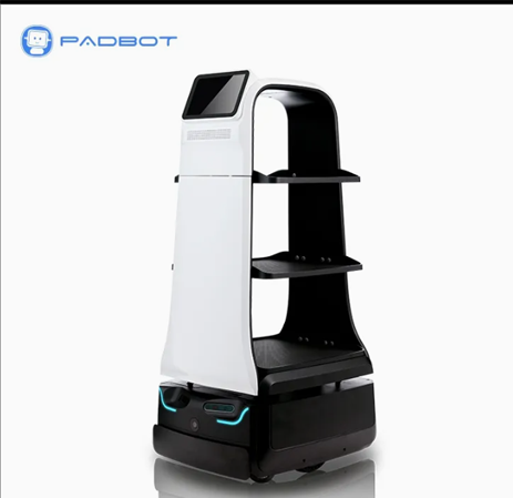 Padbot W3s Delivery Robot Commercial Hotel KTV Smart Delivery Robots