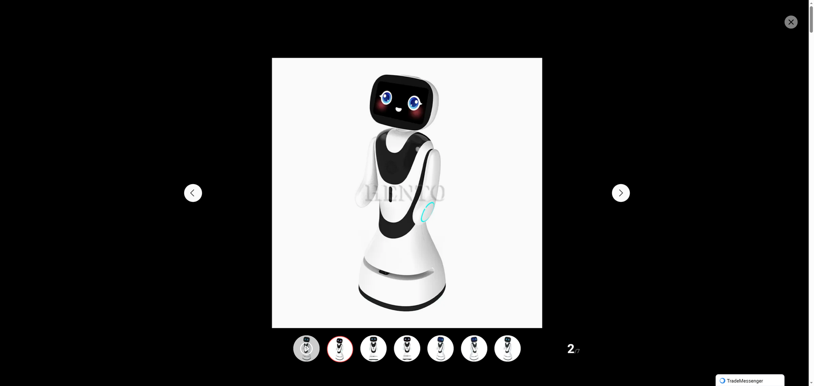 AI Welcome Service Robot   Reception Welcome Robot for Hotel Restaurant