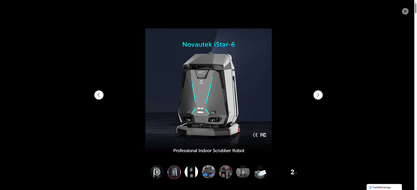 Ai Cleaning Robot for Hotels Restaurants Hospitals Offices