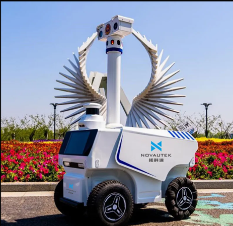 Designed for Hotels  Shopping Malls Security Robot with Autonomous Rechargeable System