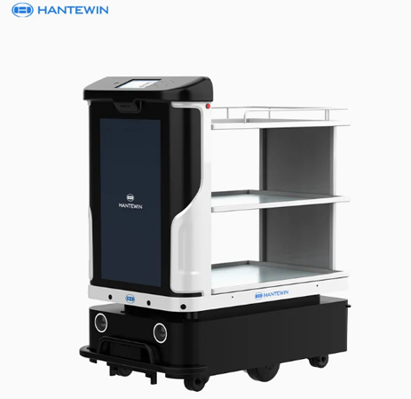 Advanced Autonomous Navigation Contactless Food Delivery Service Robot for Hotel  Restaurant