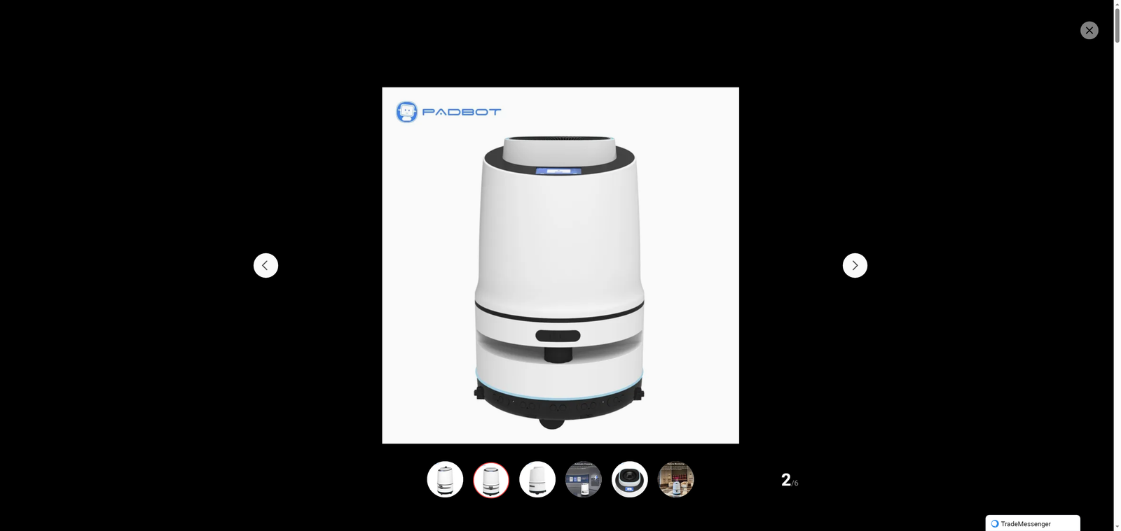 Padbot D2 Disinfection Robot Automatic Spray Robot for Hotel and Hospital