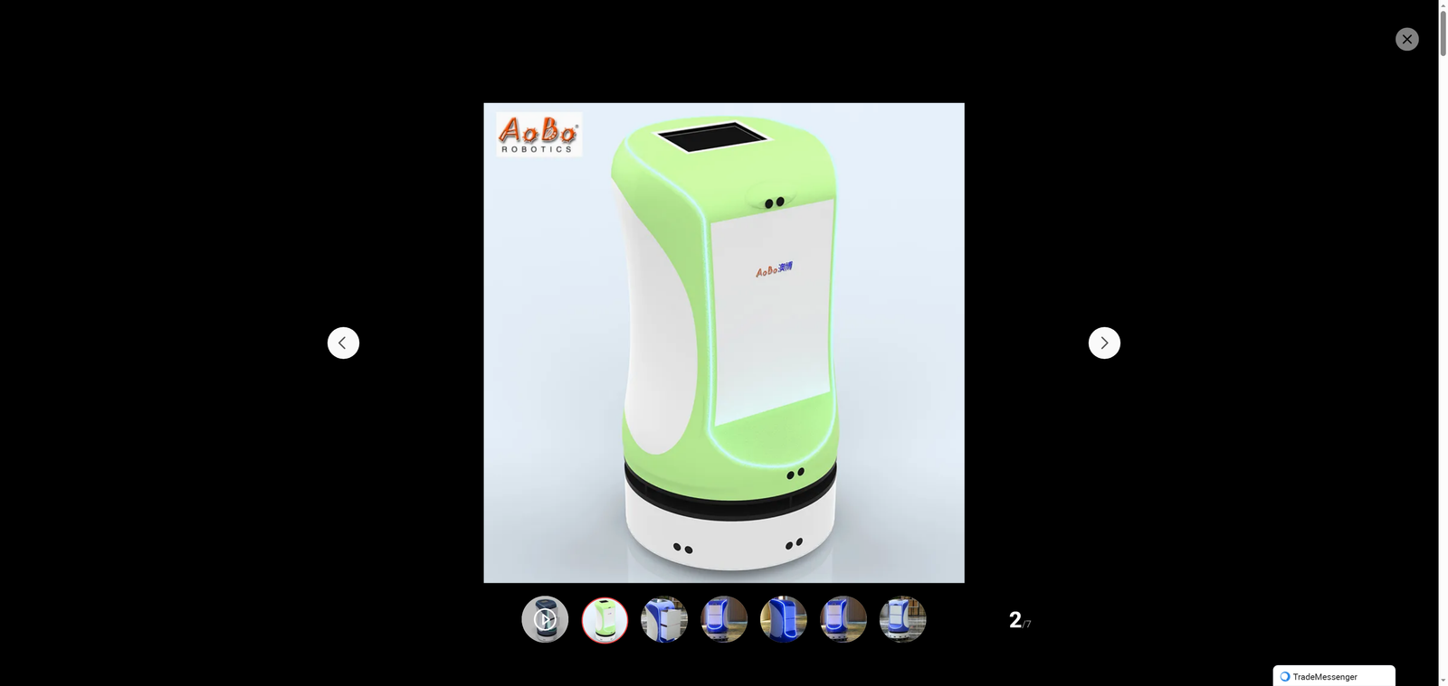 Custom Design Hot Selling Laser Navigation Hotel Delivery Robot