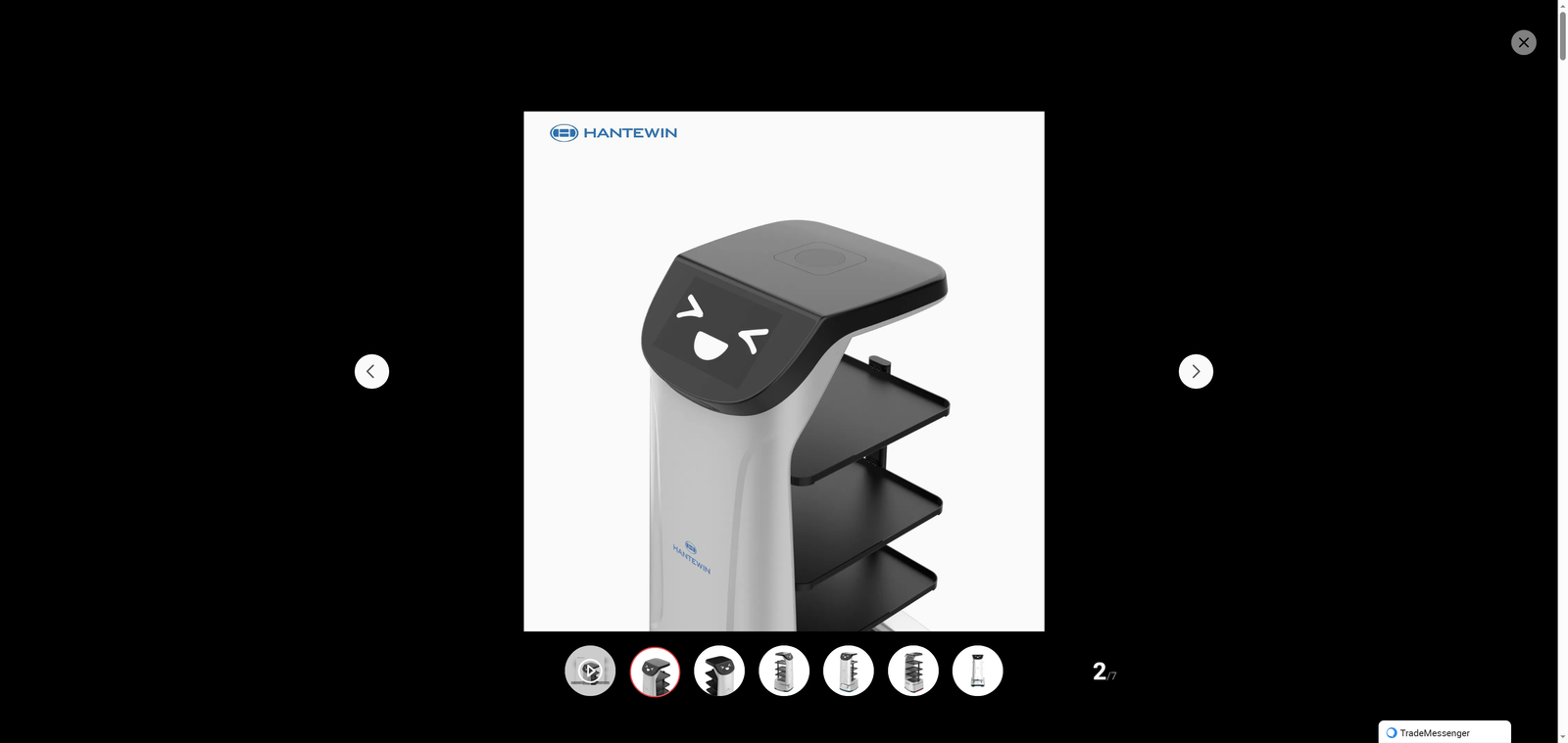 Smart Delivery Robot for Commercial Food Service in Hotels and Conference Centers