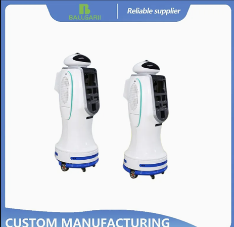 Rapid Prototype Service for Intelligent Food Delivery Collaborative Hotel Cleaning Customer Service Smart Robot Design