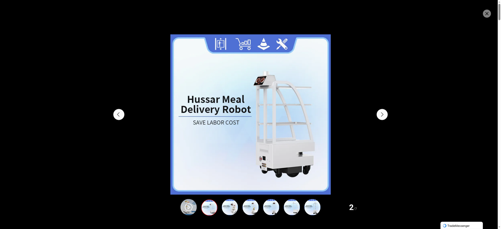 Best Seller Waiter Robot Factory Price Hotel Dish Delivery Robot No Contact Delivery Food Robot for Restaurant Manufacturing Plant Provided