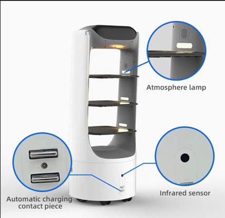 Medical Delivery Robot Hotel Delivery Robot Restaurant Delivery Robot Delivery Robot for Restaurant