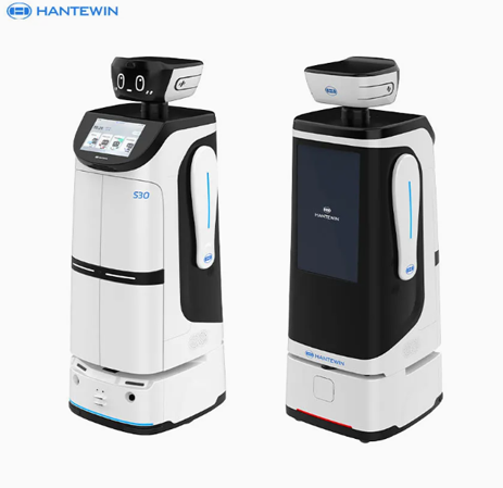 New Commercial Humanoid Robot Delivered to Hotel Rooms Intelligent Service Waiter Robot New Commercial Humanoid Robot Delivered to Hotel Rooms Intelligent Service Waiter Robot