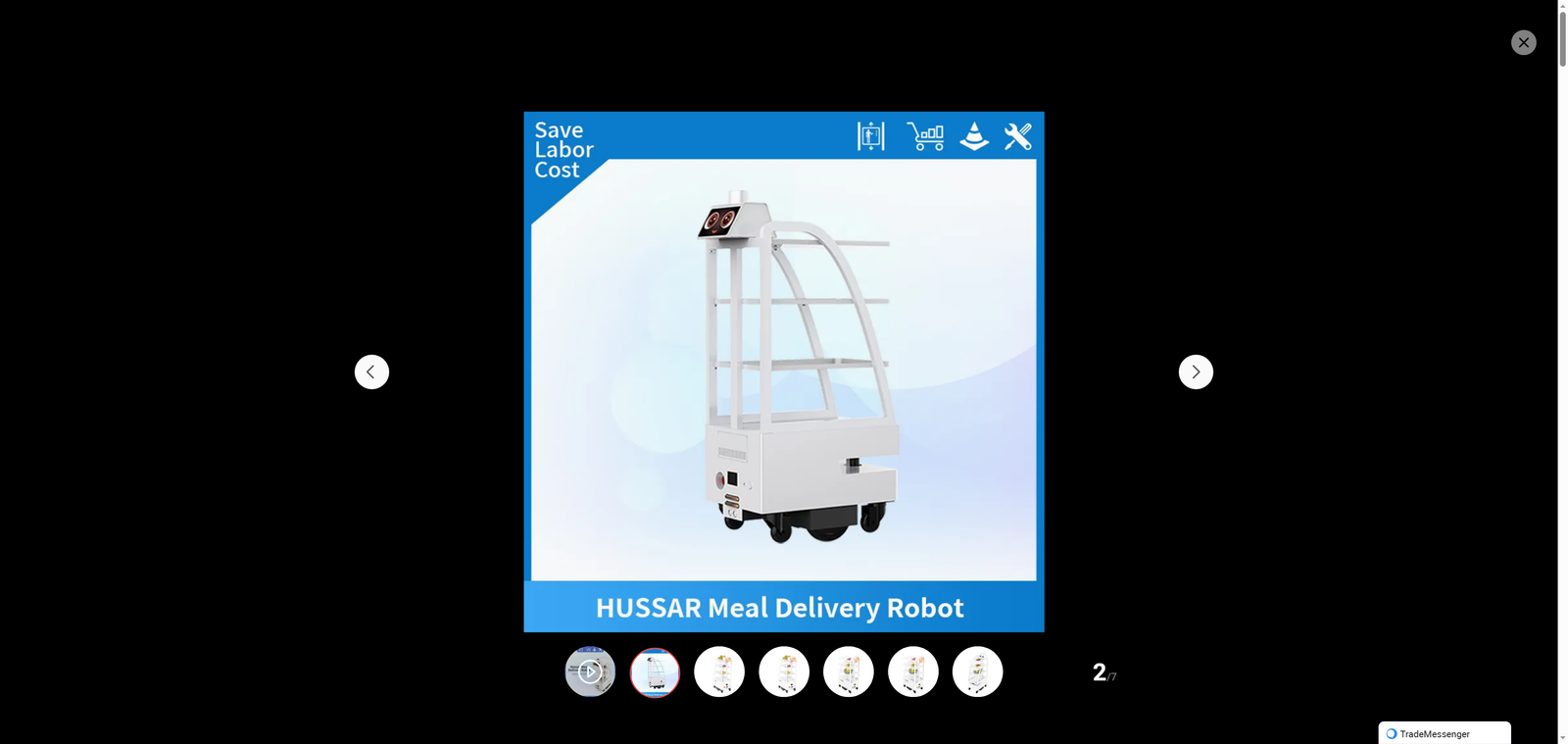 Office Hotel Restaurant KTV Government Document Transfer Robot Dessert Delivery Robot