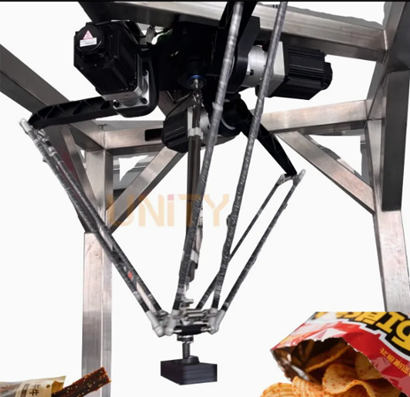 4 Axis High Speed Industrial Assembling Sorting Pick Place Cookies Hotel Gift Chocolate Delta Robot