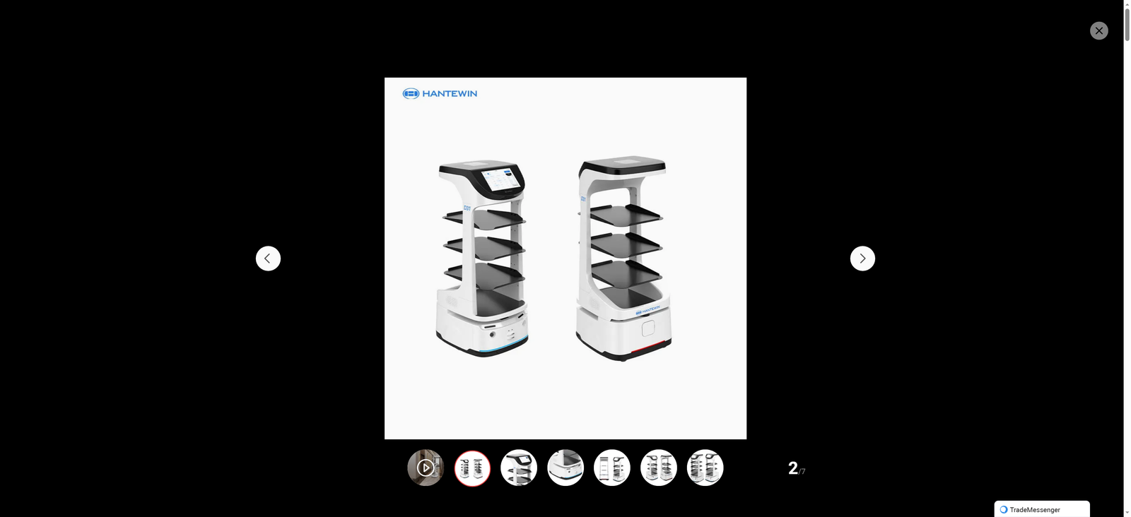 Autononmous Food Delivery Robot Robotic Service Waitress Robot for Hotel Restaurant Cafe