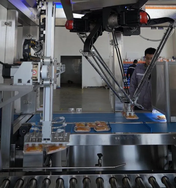 4 Axis High Speed Industrial Assembling Sorting Pick and Place Cookies Hotel Gift Chocolate Delta Robot