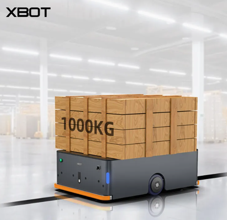 Xbot Agv1000 Remote Control Delivery Robot 1000kg Load Capacity Factory Transport Robot Xbot Agv1000 Remote Control Delivery Robot 1000kg Load Capacity Factory Transport Robot