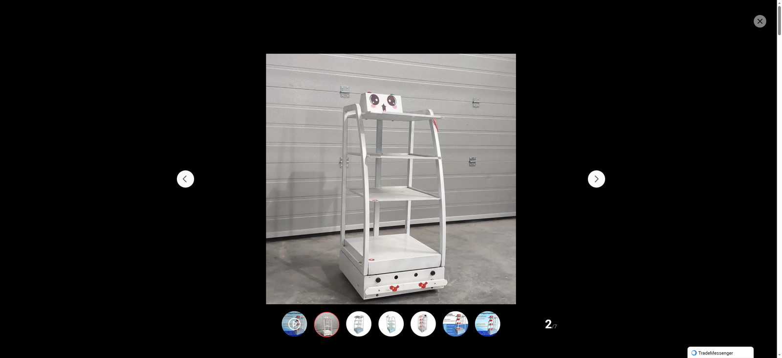 Multi-Station Rotational Stop Agv Trolley: Magnetic Strip Navigation, Multi-Functional Intelligent Unmanned Handling Robot