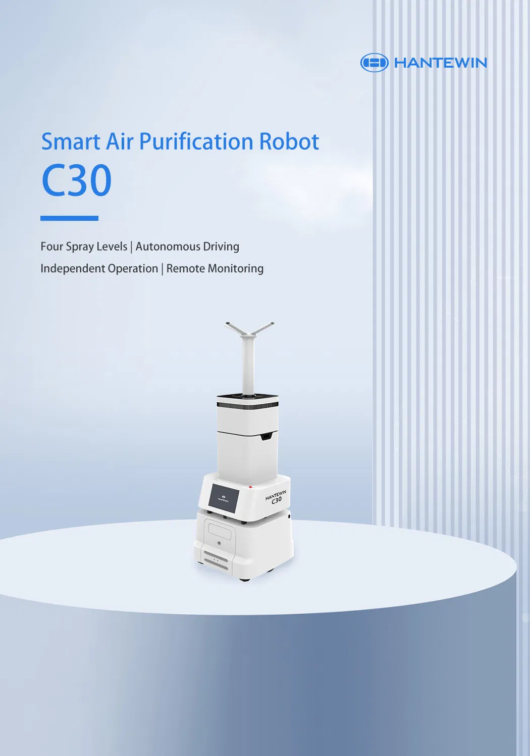 High Efficiency Hotel Disinfection Robot for Autonomous Navigation