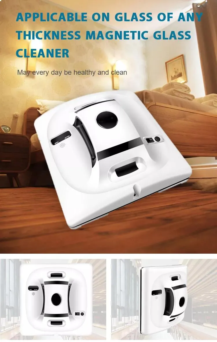 Magnetic Glass Cleaner Robot with Remote Control - Swallow