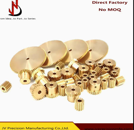 CNC-Machined Brass Bronze Copper Gearbox Parts for Quiet Robot Arm Motor Pump Engine Core CNC-Machined Brass Bronze Copper Gearbox Parts for Quiet Robot Arm Motor Pump Engine Core