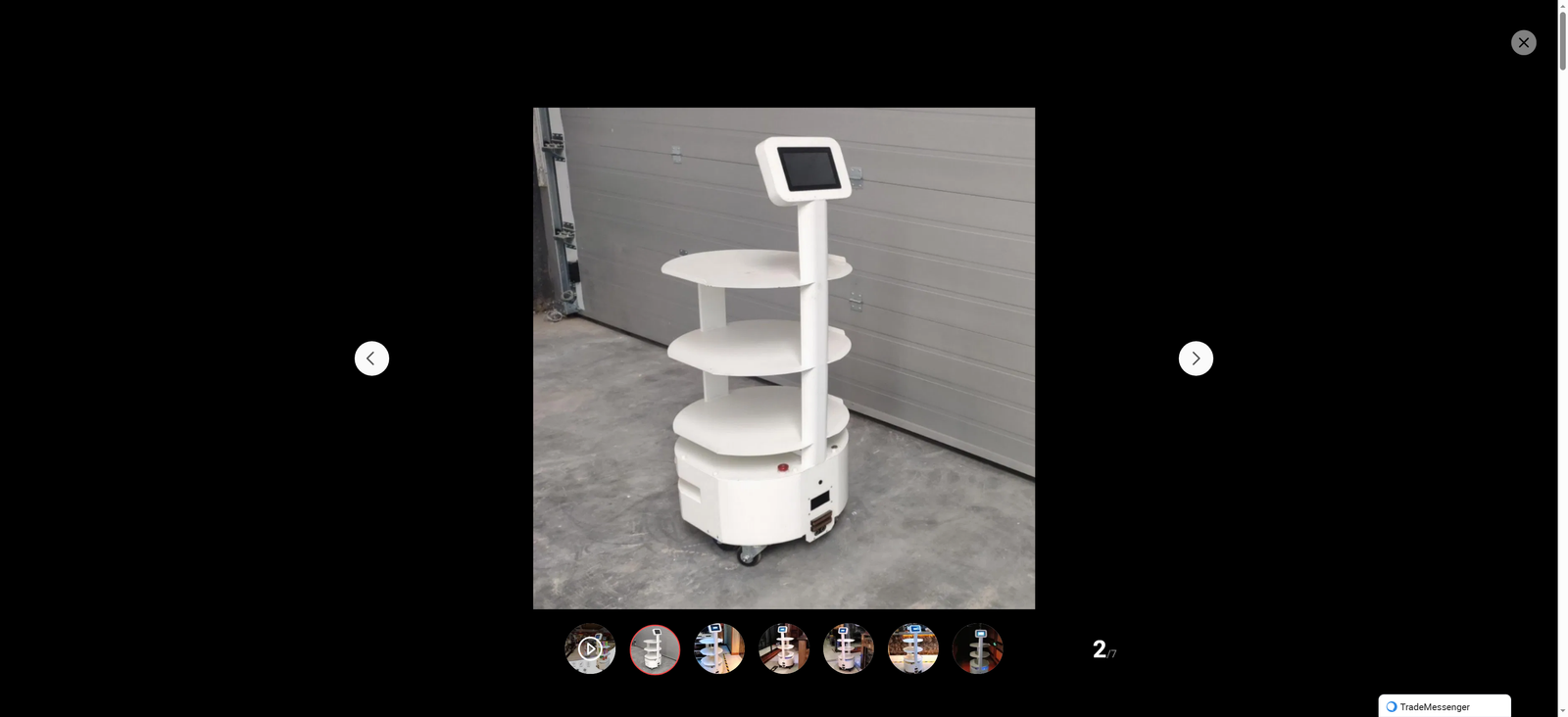 Shopping Mall Guide Robot Retail Customer Service Bot Interactive Promotion Robot