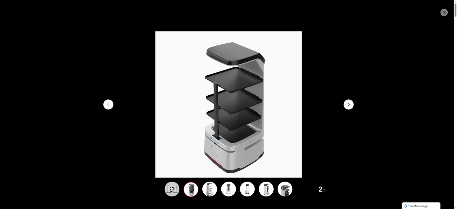 Intelligent Hotel Food Delivery Robot with Elevator Integration and Multi-Floor Support