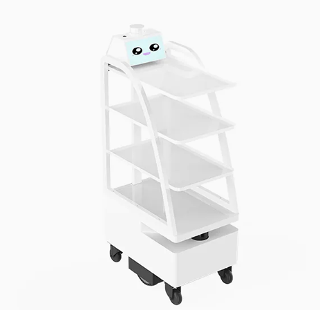Source Manufacturer Factory Price Meal Delivery Robot Intelligent Navigation Multi-Layer Delivery Carrier for Hotel Dish Conveyor
